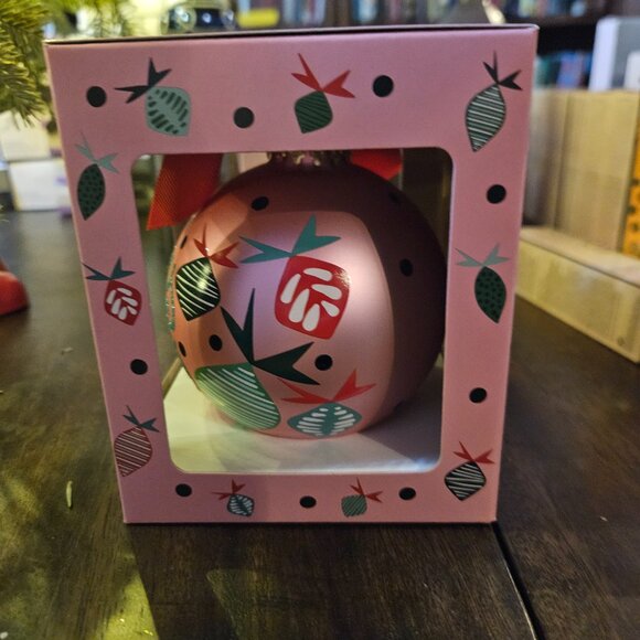 2024 Christmas Ball Ornament - Merry Christmas! - Dillard's a Coton Colors Ed - Picture 5 of 9